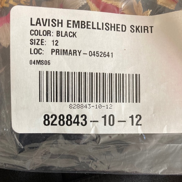 Boston Proper LAVISHED EMBELLISHED SKIRT  Never Worn  NWT - Picture 11 of 14